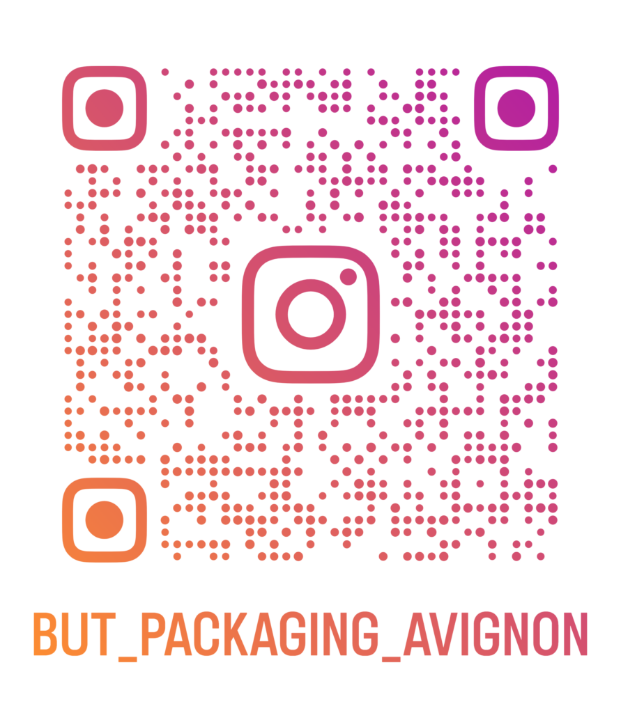 QR code of the BUT Packaging INSTAGRAM