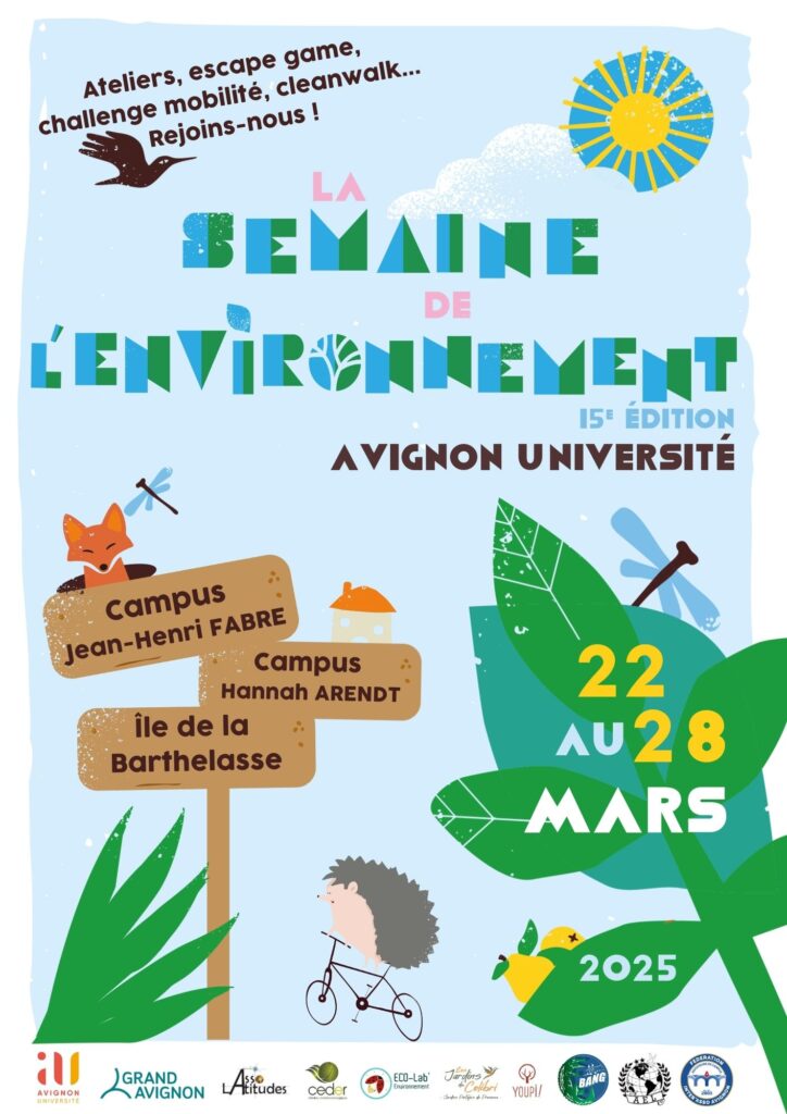 Photo représentative de la semaine de l'environnement organisée par Avignon Université.