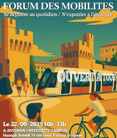 Photo représentative de la semaine de la mobilité européenne, qui se déroule au sein du campus centre-ville Hannah Arendt.